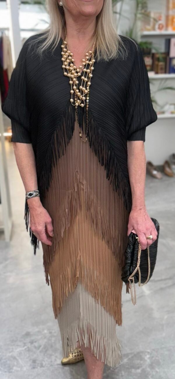 Vestido Flecos
