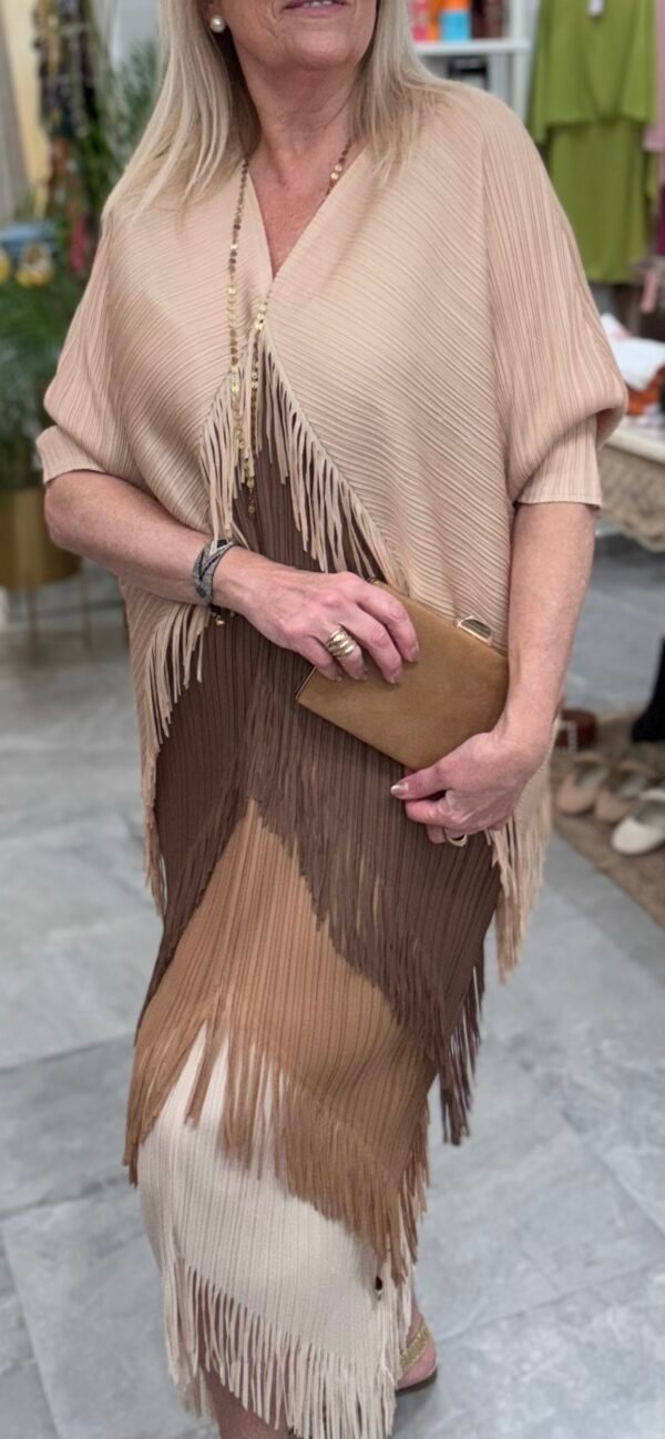 Vestido Flecos